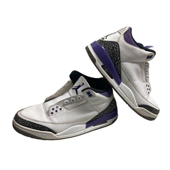 NIKE AIR JORDAN 3 Retro “ Dark Iris” CT8532-105 Men’s‎ - Picture 1 of 12